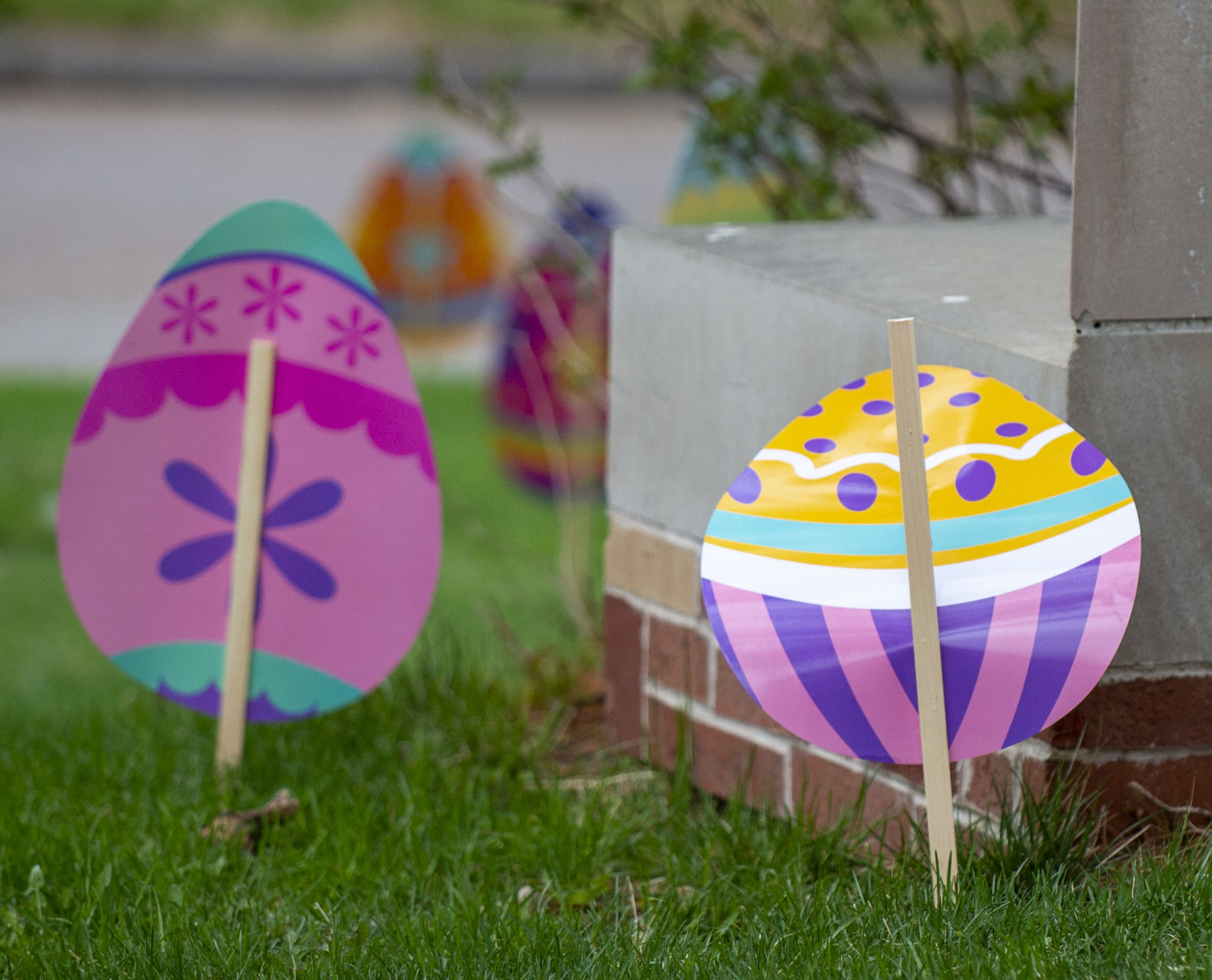 Drive-by Easter egg hunt, 4.12